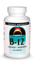 Source s Vitamin B-12, 2000 mcg Supports Energy Production - 100 Lozenges