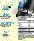 Efx Sports Training Ground Pure Whey Protein Powderfast Digesting Isolate & Concentratemuscle Growth & Recovery24G Protein32 Servings (Vanilla)
