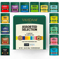 Vahdam Tea Variety Pack - 15 Pyramid Individually Wrapped Tea Bags For True Freshness & Flavour | Assorted Tea Sampler | Long Leaf Pyramid Tea Bags Variety Pack | s for Women & Men Tea Set