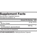 Nutrivein Quercetin 800mg with Zinc - Plant Pigment Flavonoid - Immune System Booster - 30 Day Supply (60 Capsules, 2 Daily)