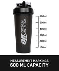 Optimum Nutrition On Shaker Mixing Ball Bpa And Dehp Black 600 Ml