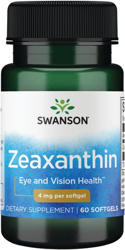 Swanson Zeaxanthin 4 Milligrams 60 Sgels