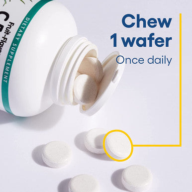 Natural Factors Vitamin C 500 mg Kids Chewable Vegan Tropical 90 Wafers