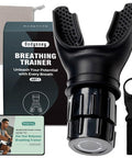 Bodyssey Breathing Enhancer | Premium Silicone Trainer | Boost Breathing Efficiency | Adjustable Resistance Levels | Compact Portable And Easy To Maintain