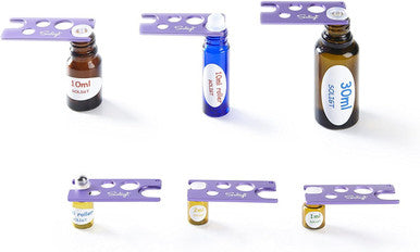 Emango Essential Oil Opener 3 Pack Essential Oil Lid Remover Bottle Opener Key Tool for Roller Balls and Caps, Works on Most Bottles (Lavender Purple,Rose Red,Blue)