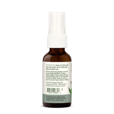 Banyan Botanicals Throat Soother Herbal Spray Organic Herbal Throat Spray With Ecea Root For Throat Comfort And Immune Support* 1 Fl Oz. Non-Gmo Sustainably Sourced Vegetarian