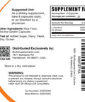 Bulksupplements.Com L-Citrulline Malate Capsules - L-Citrulline Dl-Malate 2:1, Citrulline Malate Supplement - Gluten Free, 8 Capsules Per Serving, 240 Capsules (Pack Of 1)