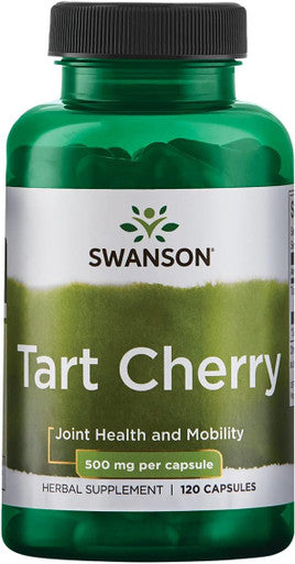 Swanson Tart Cherry 500 Milligrams 120 Capsules