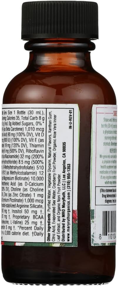 Mary Ruth's Dragonfruit Melon Liquid Multivitamin Plus Hair Growth 1 FZ