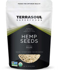Terrasoul Superfoods Organic Hemp Seeds, 16 Oz, Versatile Superfood for Smoothies, Salads, and Grain-Free Toppings