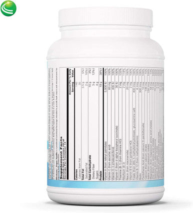 Nutra BioGenesis - UltraLean Vegan Vanilla - Functional Food Shake, Powdered Nutritional Beverage, Plant Based Protein Supplement - 1.2 Lb