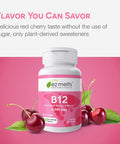 Ez Melts B12 Sublingual Vitamin 2,500 Mcg, Methylcobalamin, Sugar-Free, 3-Month Supply