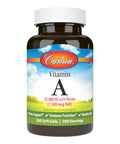 Carlson Vitamin A 25000 IU (7500 mcg RAE) with Pectin Vision Health Helps Night Vision Skin Health 300 Softgels