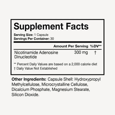 Terra Health Essentials Nad+ - Cellular Energy, Metabolic Repair, Healthy Aging Of Heart, Brain & Muscle - All Natural, 30 Day Supply