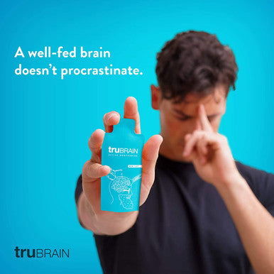 TruBrain Drinks Nootropic Brain Food Designed by Neuroscientists to Boost Mental Output & Improve Memory Nootropic Supplement