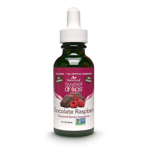 SweetLeaf Sweet Drops Flavored Stevia Liquid Sweetener Organic Extract Zero Calorie Gluten Keto Friendly Non GMO Natural Flavor Sugar Alternative Stevia Clear 2 Fl Oz (Pack of 1)
