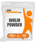 BulkSupplements Inulin Powder - Fiber Supplement - Fiber Powder Unflavored Supplement - Prebiotic Fiber Powder - Soluble Fiber Powder - Gut Health Supplements (1 Kilogram - 2.2 lbs)