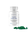 Dr. Tennant's Iodine Supplement Plus | Lugol's Iodine & Potassium Iodide with Essential Co-Factors Selenium & Zinc | Supports Thyroid & Breast Health | 90 Capsules