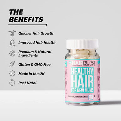 Hairburst Pregnancy Vitamins for Hair Growth 30 Capsules 400 mcg