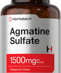 Agmatine Sulfate Capsules 1500Mg | 60 Pills | Pharmaceutical Grade | Non-Gmo, Gluten Free Supplement | By Horbaach