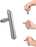 T-Bar Massage Tool, Myofascial Release Tool, Self Massage Tool, Thumb Save Massager, Foot Reflexology Tool, Stainless Steel, Heavy Duty