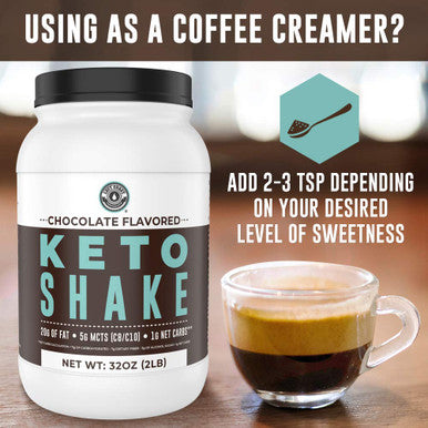 Left Coast Performance Keto Meal Replacement Shakes Chocolate 2lbs Low Carb Keto Protein Shake Mix MCT Powder Grass Fed Hydrolyzed Collagen Peptides Keto Breakfast Shake 20g Fat 14g Protein 1 Net Carb Zero Sugar