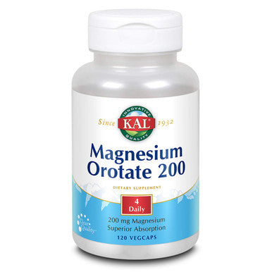 KAL - Magnesium Orotate, 200 mg, 60 Tablets