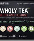 Innotech Nutrition Wholy Tea Detox & Cleanse - 10 Count (1 Month Supply)