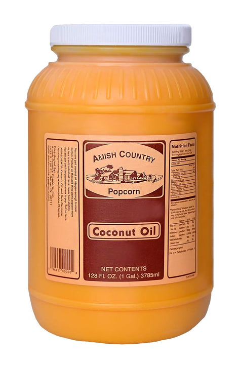 Amish Country Popcorn | Coconut Oil | Vegan, Tree Nut and Peanut Free | Old Fashioned, Non-GMO and Gluten Free (15 oz)