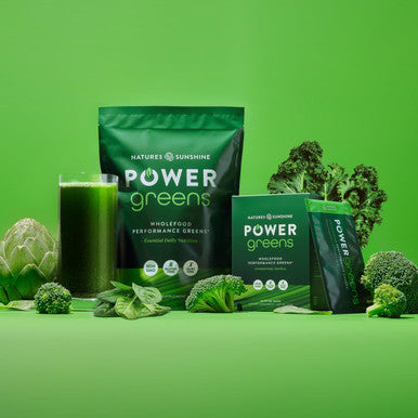 Nature'S Sunshine Power Greens - Wholefood Performance Greens (Power Pouch)
