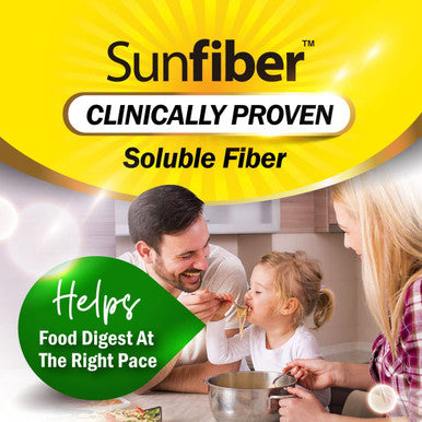 LABO Nutrition Bioactive Organic Fiber Sunfiber Soluble Prebiotic Fiber Supplement Support Healthy Digestive Intestinal Wellness with Partially Hydrolyzed Guar Gum LowFODMAP NonGMO 30 Sachets