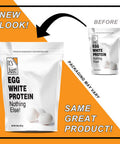 It's Just - Egg White Protein Powder, Dried Egg Whites Protein, Meringue Ingredient, Non-GMO, USA Farms, Unflavored (8oz)