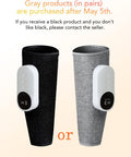 Lingteng Leg Massager For Circulation And Pain Relief Calf Air Compression Massager With Heat Leg Massager With 3 Intensities 3 Modes Easy To Use Muscle Relaxation s (Pair)