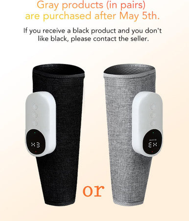 Lingteng Leg Massager For Circulation And Pain Relief Calf Air Compression Massager With Heat Leg Massager With 3 Intensities 3 Modes Easy To Use Muscle Relaxation s (Pair)