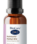 BioCare Nutrisorb Methyl B12 - Liquid Vitamin B12 (Methylcobalamin & Adenosylcobalamin) for Energy and Cognitive Support - 15ml