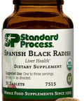 Standard Process Spanish Black Radish - Liver Health Dietary Supplement - Gallbladder Health & Digestion Cleanse Support - Gluten-Free, Non-Dairy & Non-Soy - 30 Tablets