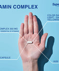 Superior Labs B Vitamin Complex Superior Absorption 100 NonGMO Safe from Additives Stearates Gluten and Other Allergens Regulate Digestive System and Support Metabolism 60 Vegetable Caps