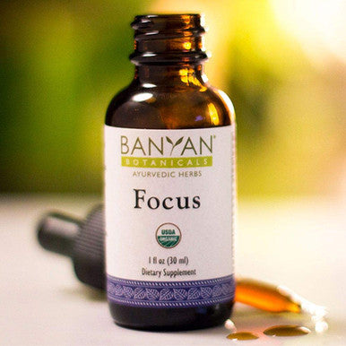 Banyan Botanicals Organic Focus Liquid Extract, Usda Certified Organic, Ayurvedic Herbal Nootropic Formula Designed To Provide Mental Support When You Need To Be Focused, Aware, And Alert.