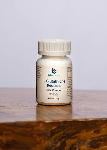 Pure L-Glutathione Reduced Pharmaceutical Grade (25 Grams)