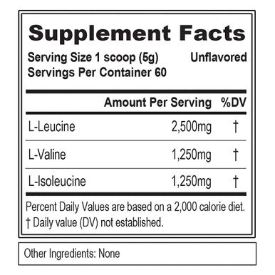 Evlution EVL BCAAs Amino s Powder - BCAA Powder Post Workout Recovery Drink and Stim Free Pre Workout Energy Drink Powder - 5g Branched Chain Amino s Supplement for Men - Unflavored Powder