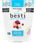 Wholesome Yum Besti Natural Powdered Sugar Substitute - Keto Confectioners Monk Fruit Sweetener Blend With Allulose (No Erythritol) - Non GMO, Zero Carb, Zero Calorie, No Aftertaste (12 oz)