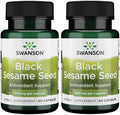Swanson Full Spectrum Black Sesame Seed 500 Milligrams 60 Capsules (2 Pack)