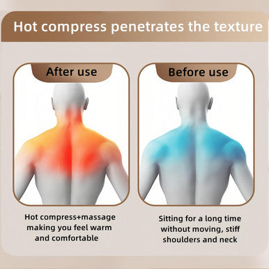 Neck Massager For Pain Relief Deep Tissue,Electric Shiatsu Neck Massage Pillow Tools Back Massager With Heat For Neck,Back,Shoulder,Muscle,Legs Pain Relief,Fathers,Mothers Day,Birthday Gifts (Beige)