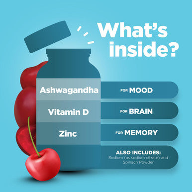 Phytoral Calming Ashwagandha Gummies For Men And Women - 750Mg Equivalent From 30:1 Root Extract With Zinc And Vitamin D - Tasty Adaptogen Stress Gummies For Adults For Energy & Mood Support (60 Servings)