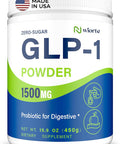 Glp-1 Supplement, Glp1 Supplements Women, Glp-1 Powder 1500Mg With Akkermansia Muciniphila Probiotic & High Fiber, Naturally Support Glp-1 Support For Energy, Digestion, Gut, Overall Health, No Sugar