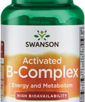 Swanson Activated Vitamin B-Complex High Bioavailability 60 Veg Capsules