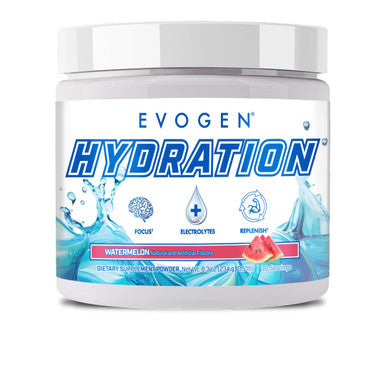 Evogen Hydration - Electrolytes Powder | Sugar-Free Electrolyte Powder Supplement for Hydration Energy and Recovery | Coconut Water B Vitamins Potassium | Watermelon | 30 Servings