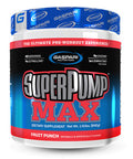 Gaspari Nutrition SuperPump MAX, The Ultimate Pre Workout Powder, Sustained Energy Preworkout, Nitric Oxide Booster, Muscle Growth, Recovery & Replenishes Electrolytes (40 Serving, Fruit Punch)