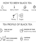 Octavius Assorted Tea Sampler Set (3 Flavors 25 Tea Bags) | Black Tea Sampler Pack | Tea Set | Pack of 1