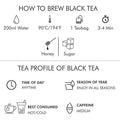 Octavius Assorted Tea Sampler Set (3 Flavors 25 Tea Bags) | Black Tea Sampler Pack | Tea Set | Pack of 1
